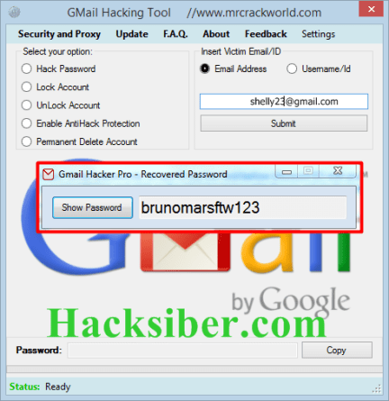 Account hacking software